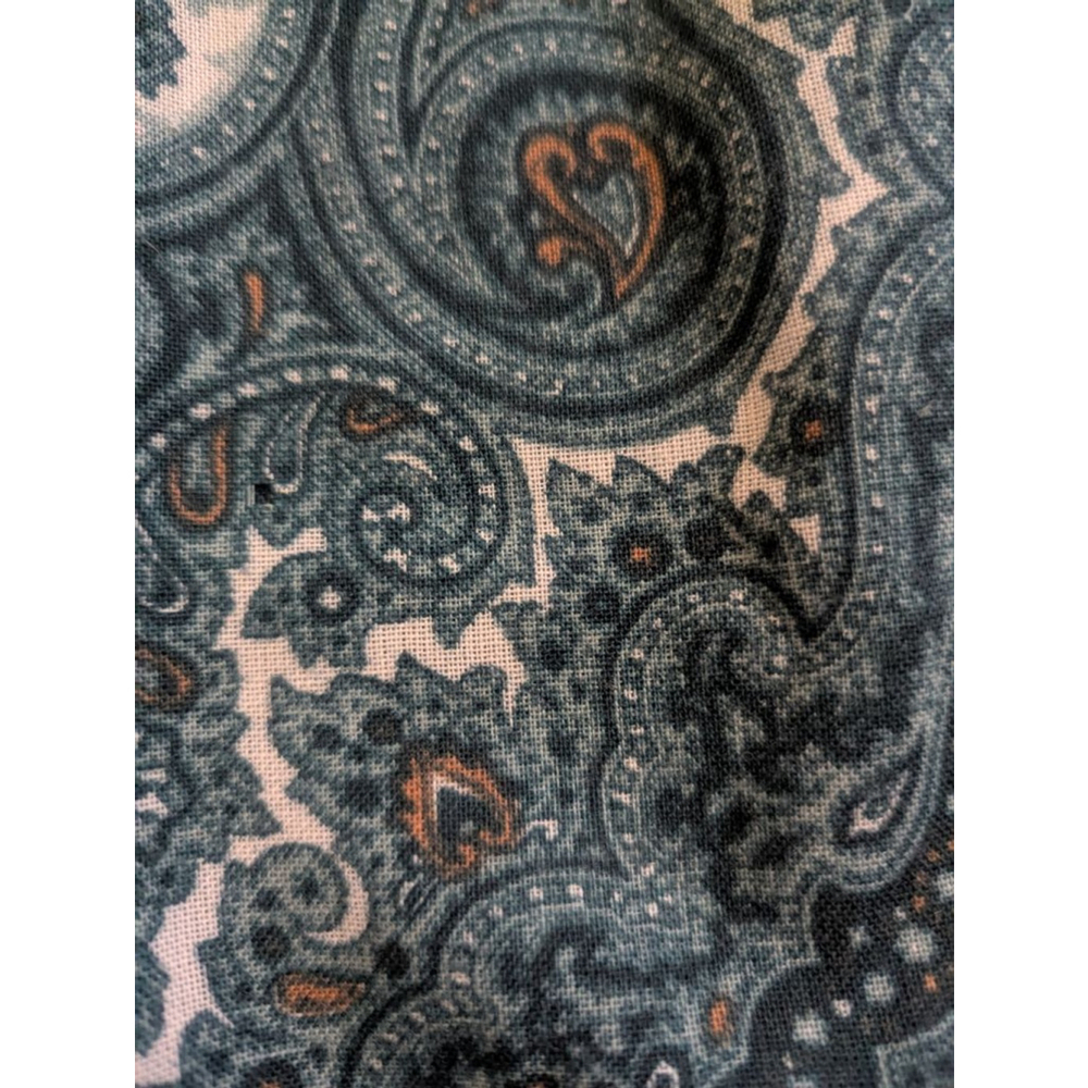 Vintage Green Paisley Midi Skirt Summit Sportswear Medium - Picture 6 of 12